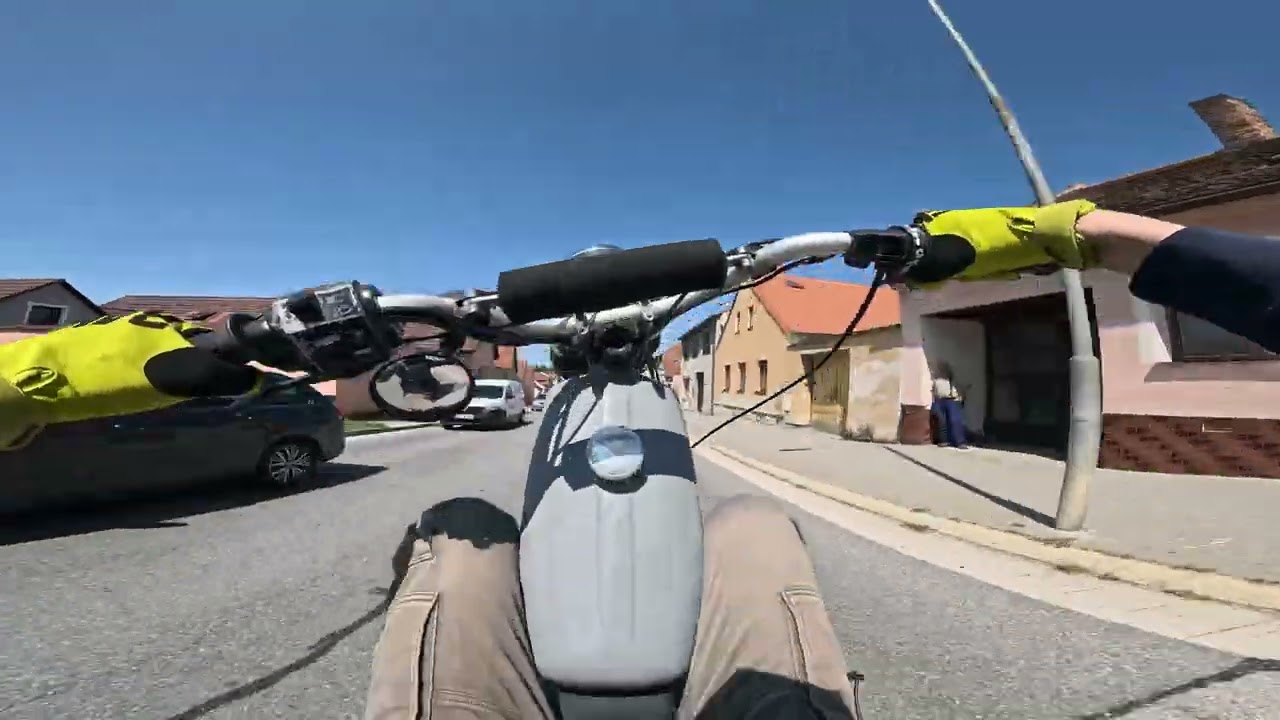 Simson S51 Jawa 250 projížďka 4K
