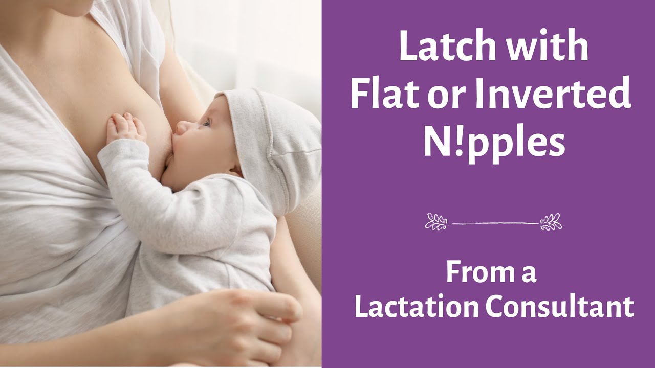 How to latch with flat or inverted - Latching your baby with inverted n!pples