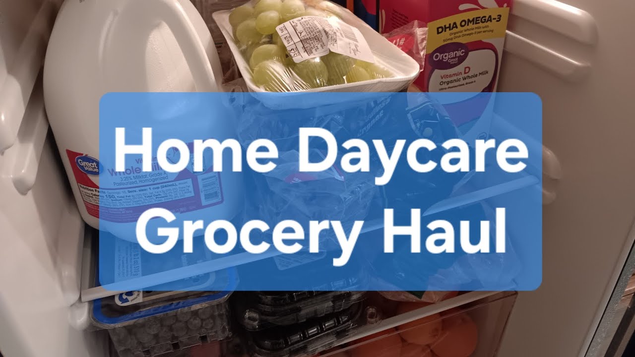 Home Daycare Grocery Haul, Jan 2026