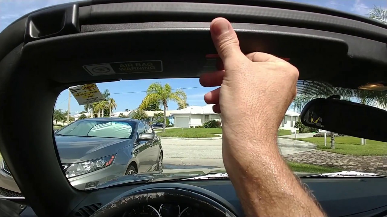 How to Fix a Floppy Miata Sun Visor