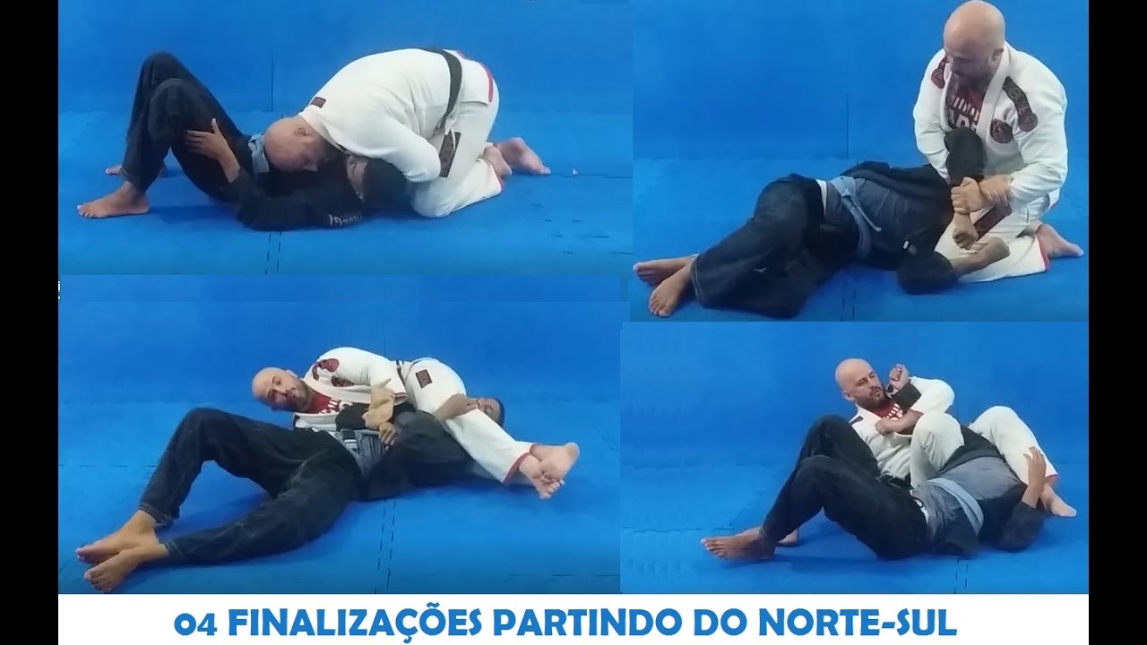 JIU-JITSU: As 04 melhores finalizações do norte-sul (gola, kimura, alçapão e arm lock)