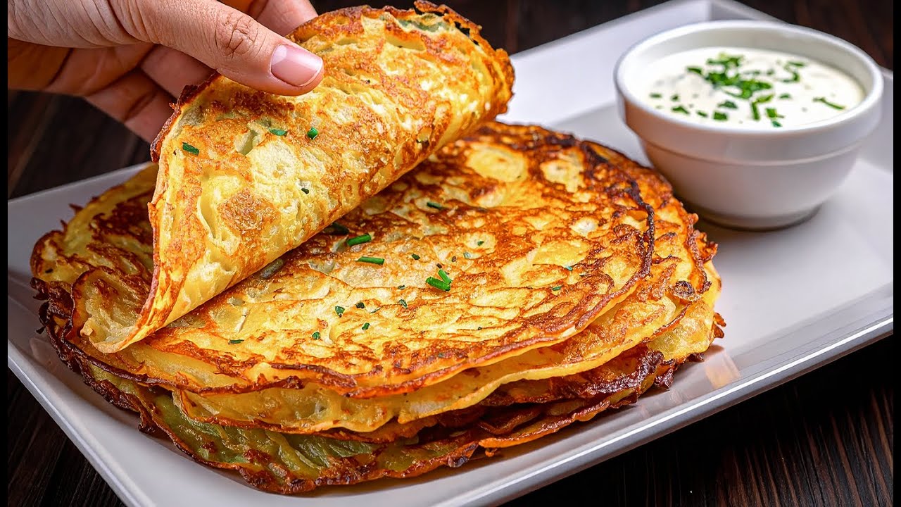 Ich nehme Kartoffeln und Eiern! Ein einfaches und schnelles Rezept fürs Abendessen!