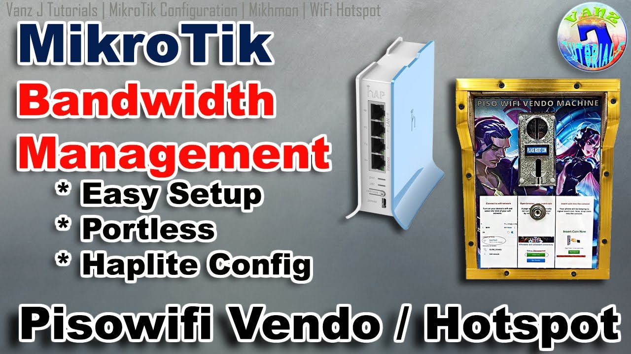 MikroTik: Simple Bandwidth Management Part2 for PisoWiFi Vendo or Voucher Hotspot - Tagalog