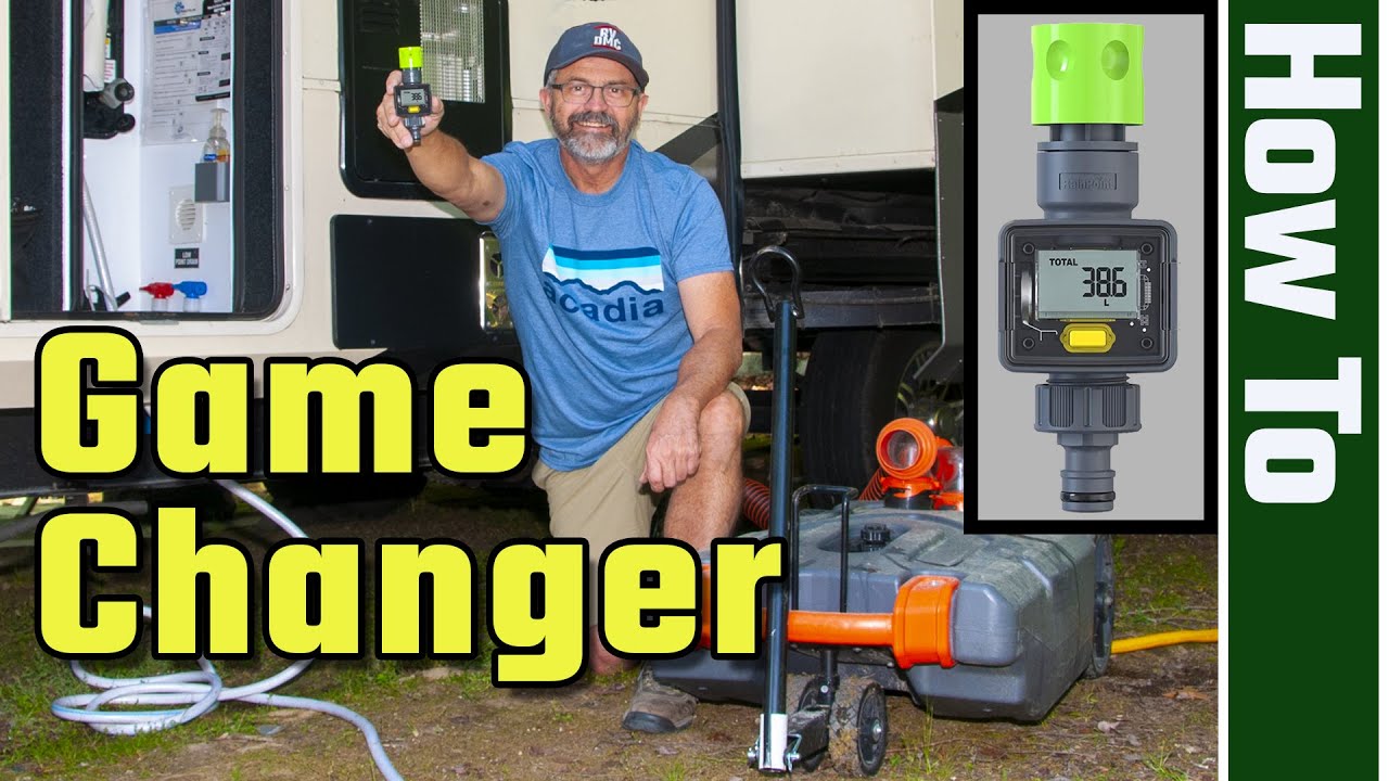Water Meter Track Usage  & Avoid Sewer Tote Overflow (RV Living) 4K