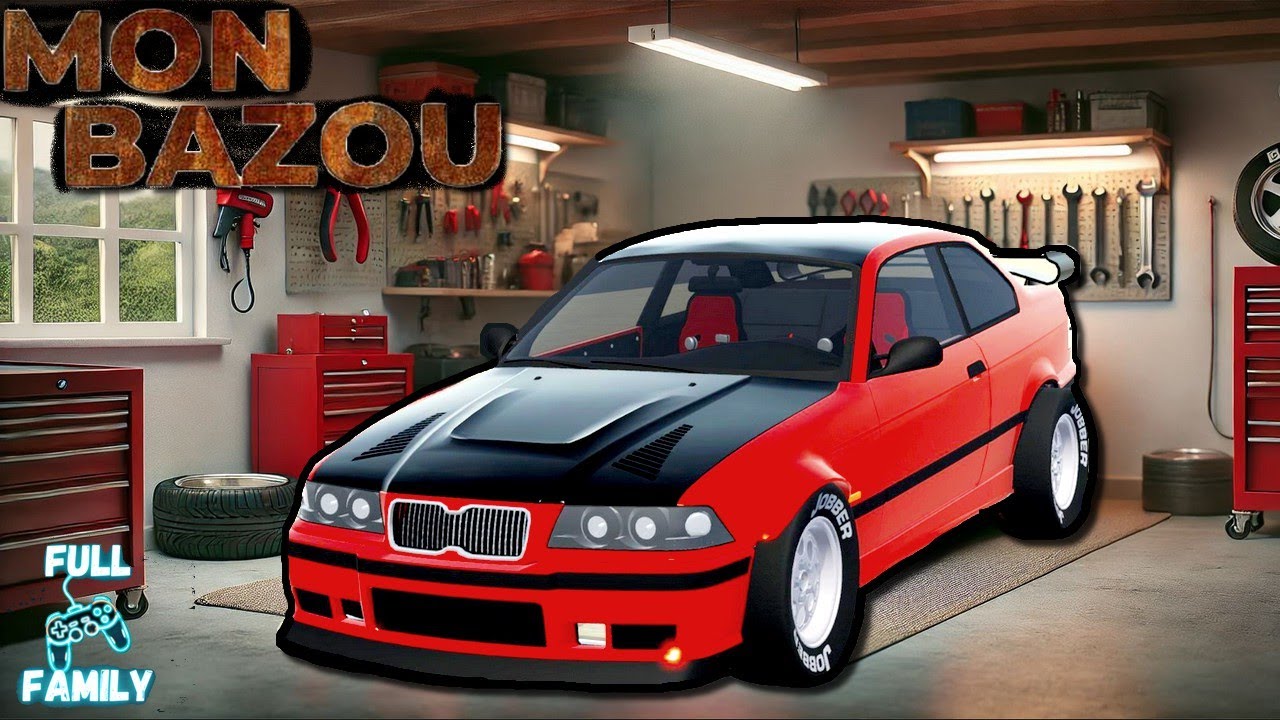 UN ENORME KIT CARROSSERIE AVEC DES PNEUS DRAG POUR LA BMW / Mon Bazou #53