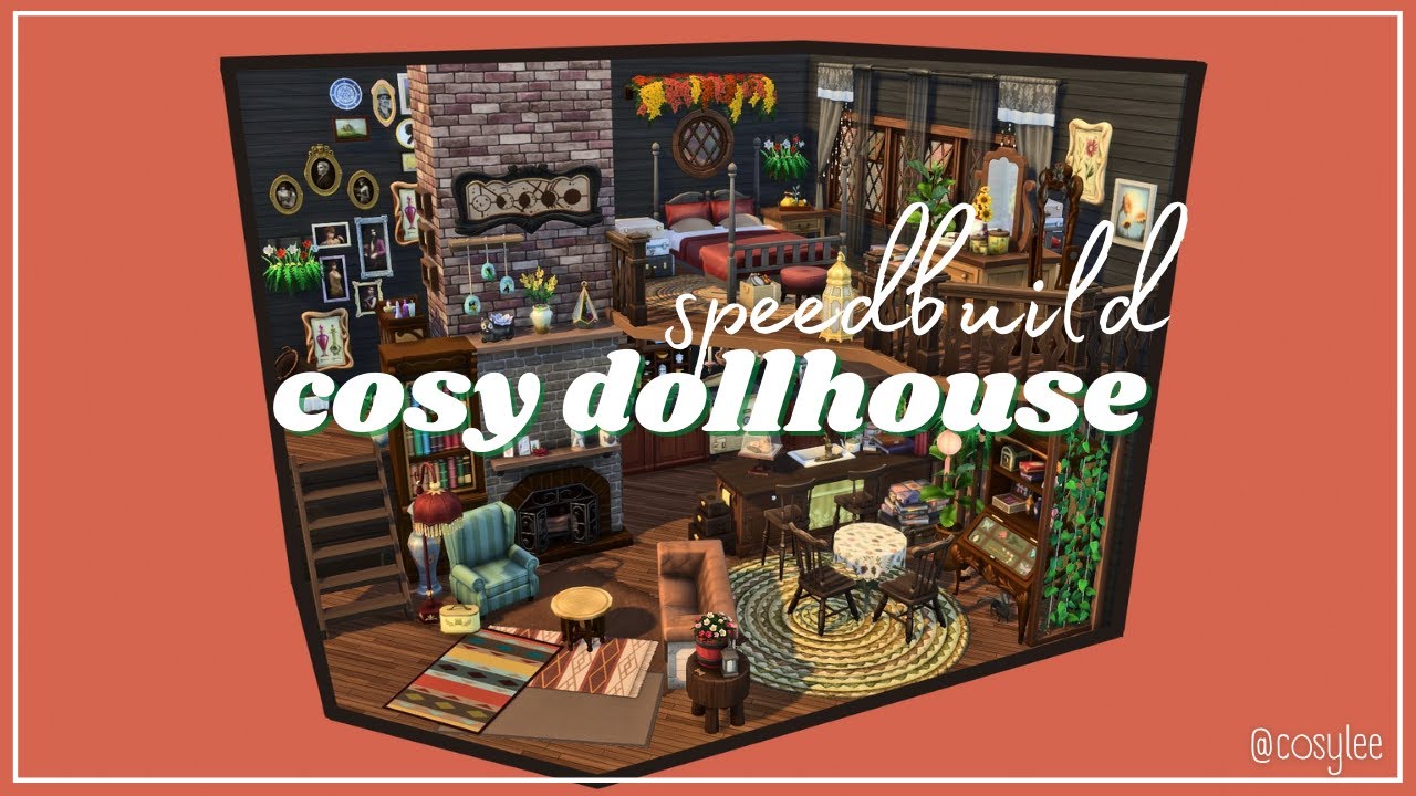 Cosy Dollhouse | #Sims4 | Speed Build No CC
