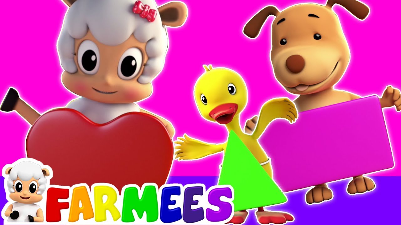 Formas para Crian&ccedil;as | Moldam Can&ccedil;&atilde;o | M&uacute;sica Ber&ccedil;&aacute;rio | Shape Song | Learning Songs for Kids