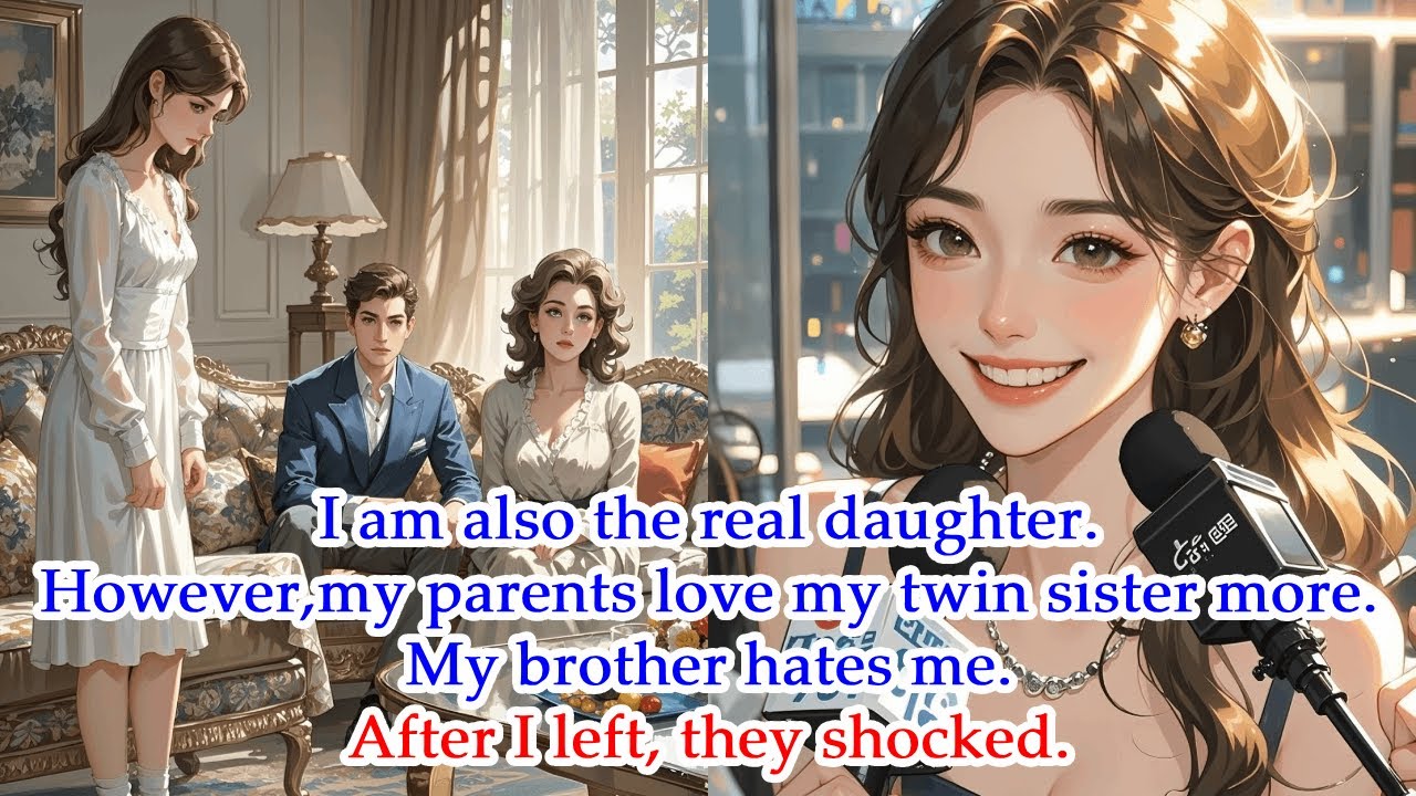 I am also the real daughter.Parents love my twin sis more.Bro hates me.After I left, they shocked.