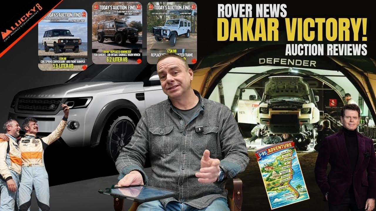 Новости Rover: победа в ралли &laquo;Дакар&raquo;, возвращение Freelander и обзор аукциона.