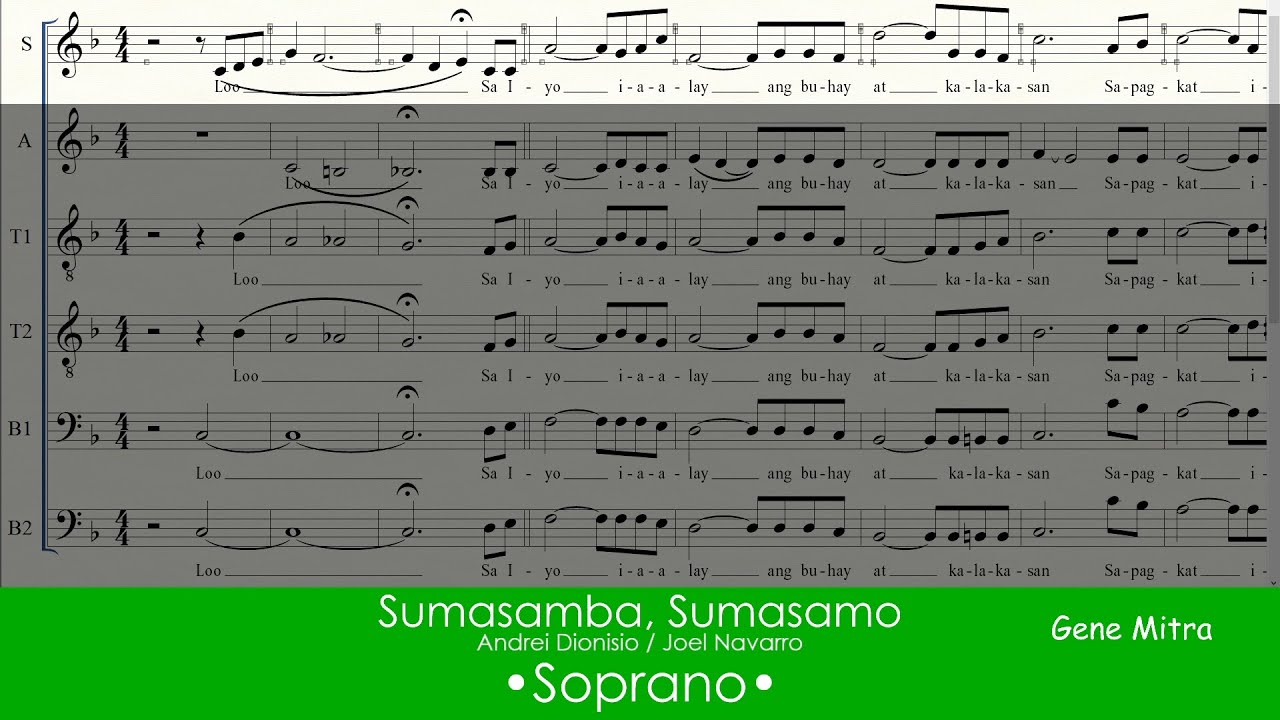 Sumasamba, Sumasamo • Soprano