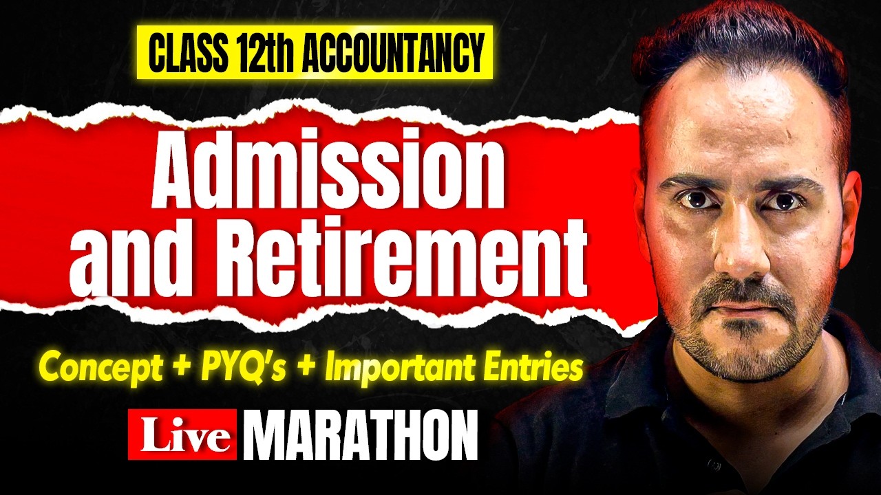 Class 12th Accountancy Final Revision Marathon 🔥| Concept, PYQs & Important Entries | Ushank Sir