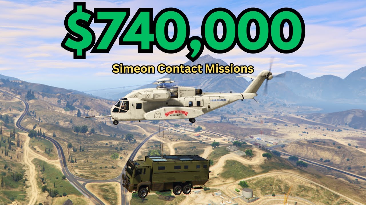 How I Made $740,000 In An Hour Doing Simeon Contact Missions!