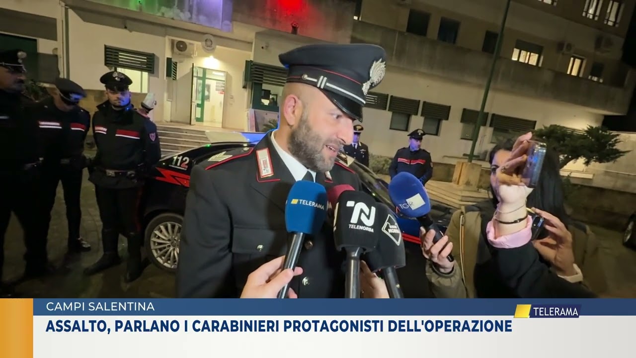 Assalto, parlano i carabinieri protagonisti dell'operazione