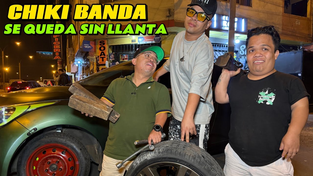CHIKI BANDA SE QUEDA SIN LLANTA