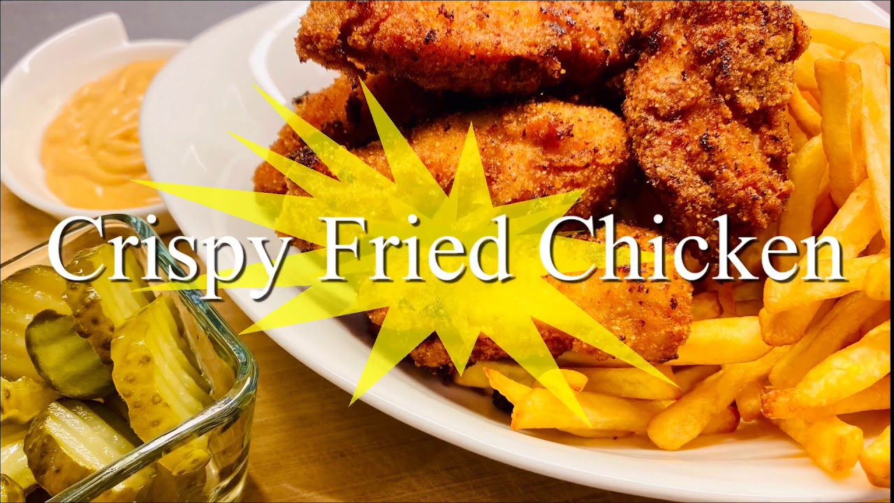 Amazing Crispy Fried Chicken!! Krispig stekt kyckling!! poulet frit croustillant!!دجاج مقلي مقرمش