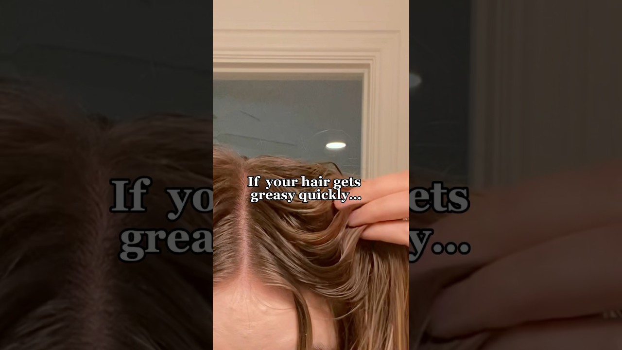 If you find your hair getting greasy quickly.. follow these tips 🤍