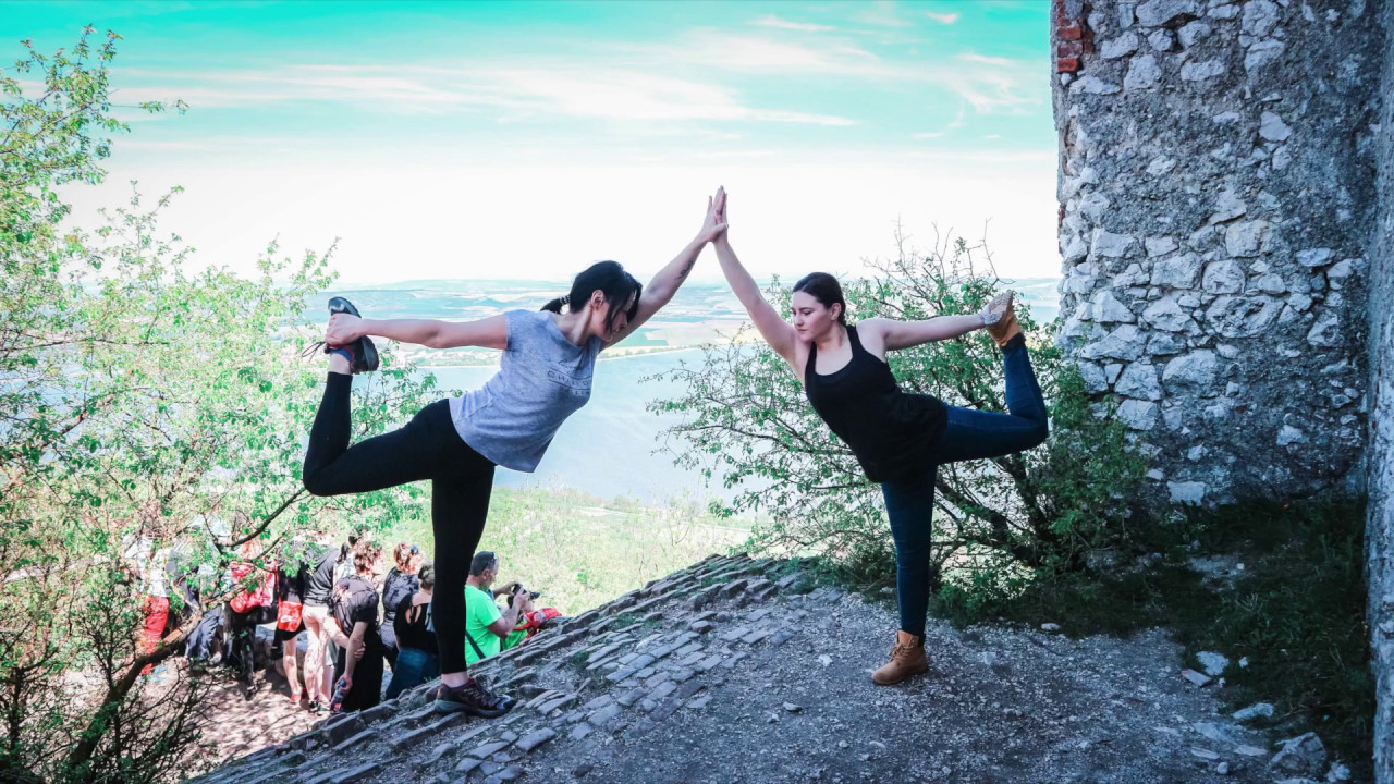You must see this - acroyoga in heaven... CHKO Pálava (South Moravia)
