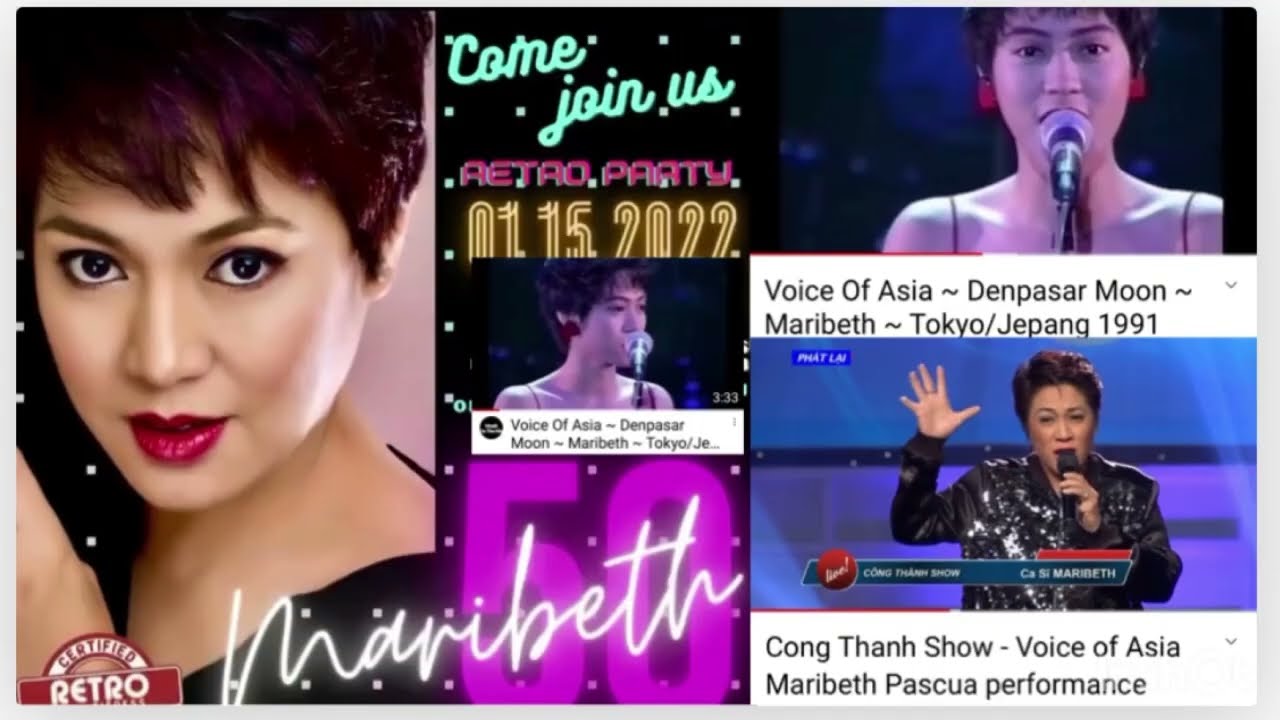 VOICE OF ASIA 1991 MARIBETH PASCUA 50th BIRTHDAY CELEBRATION