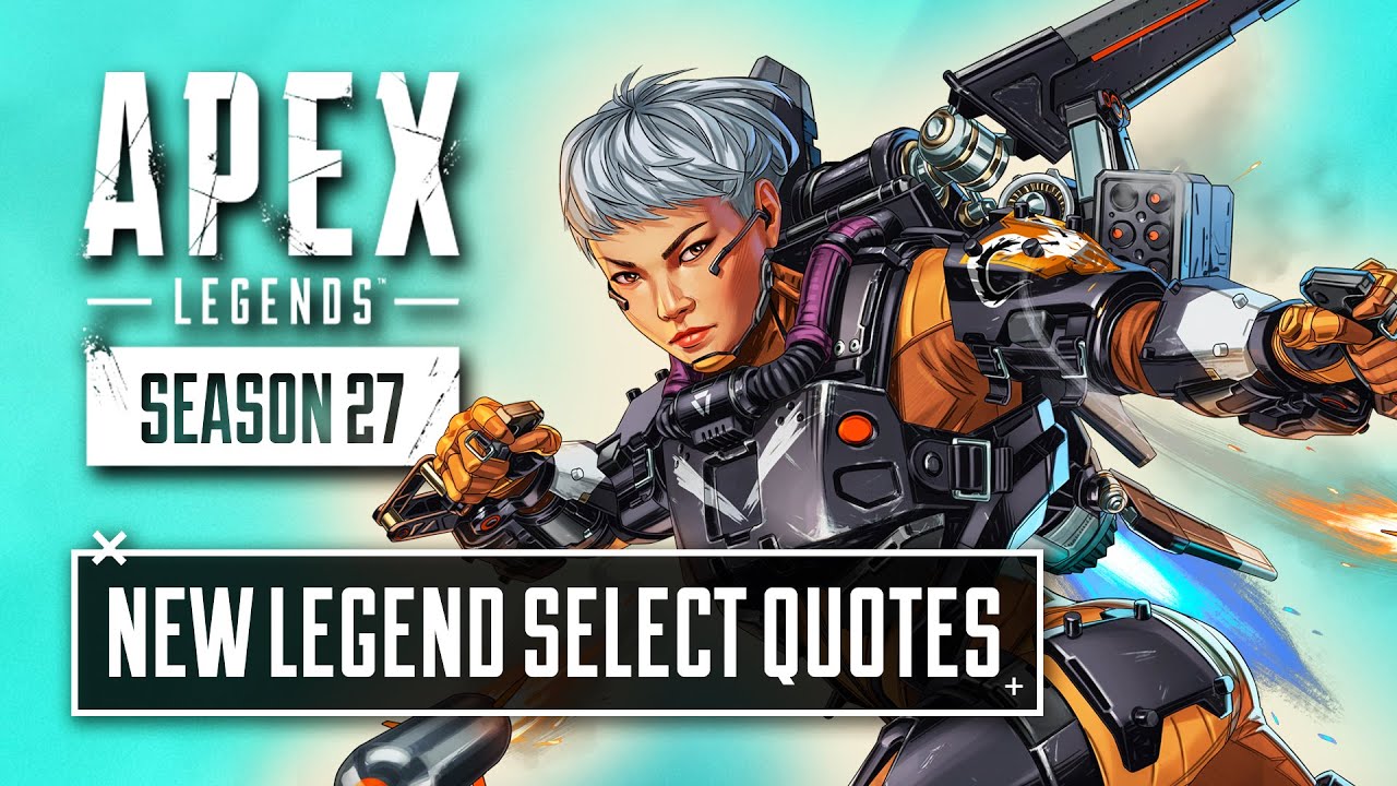 *ALL NEW* Legend Select Quotes - Apex Legends Season 27