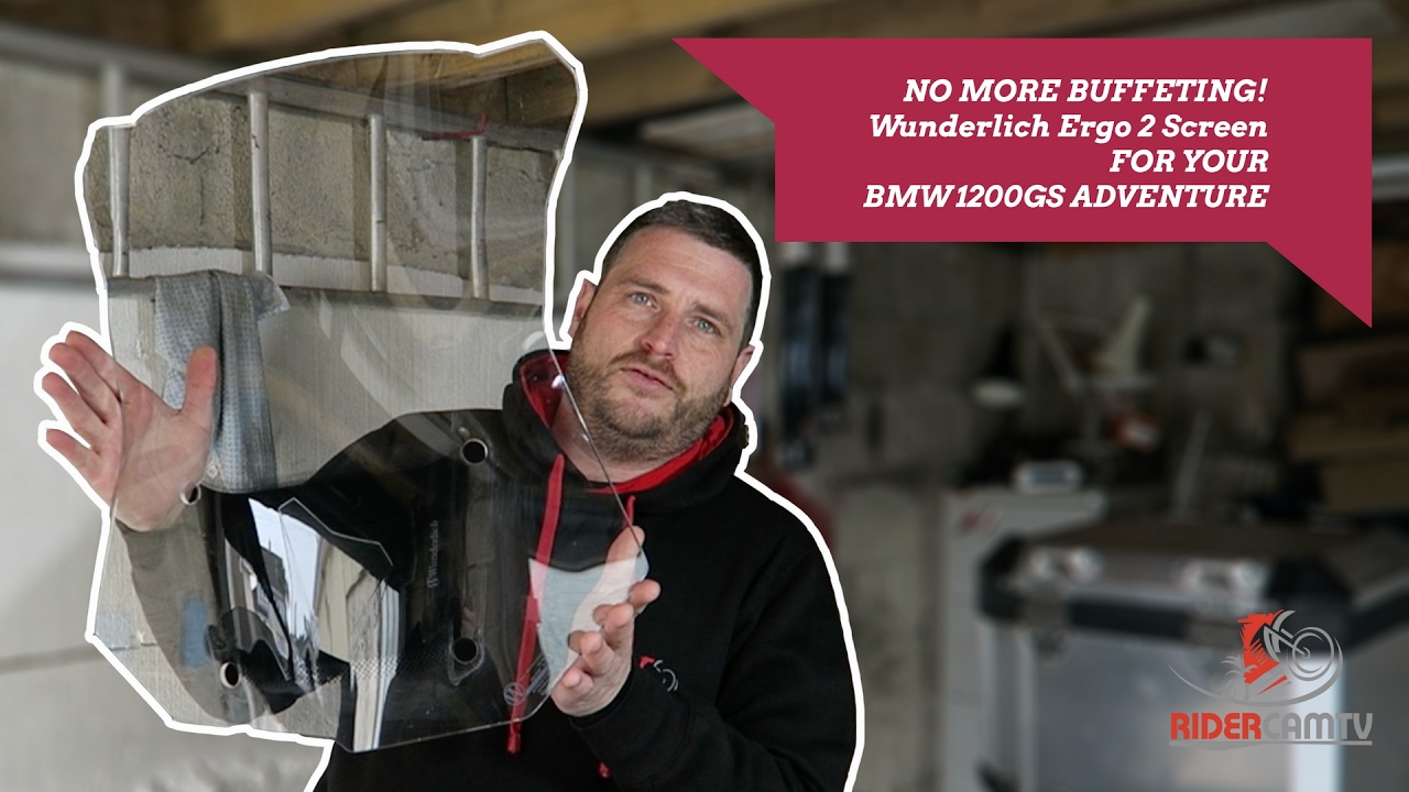 Fitting a Wunderlich Ergo 2 Screen (clear) to a BMW 1200 GS Adventure NO MORE BUFFETING