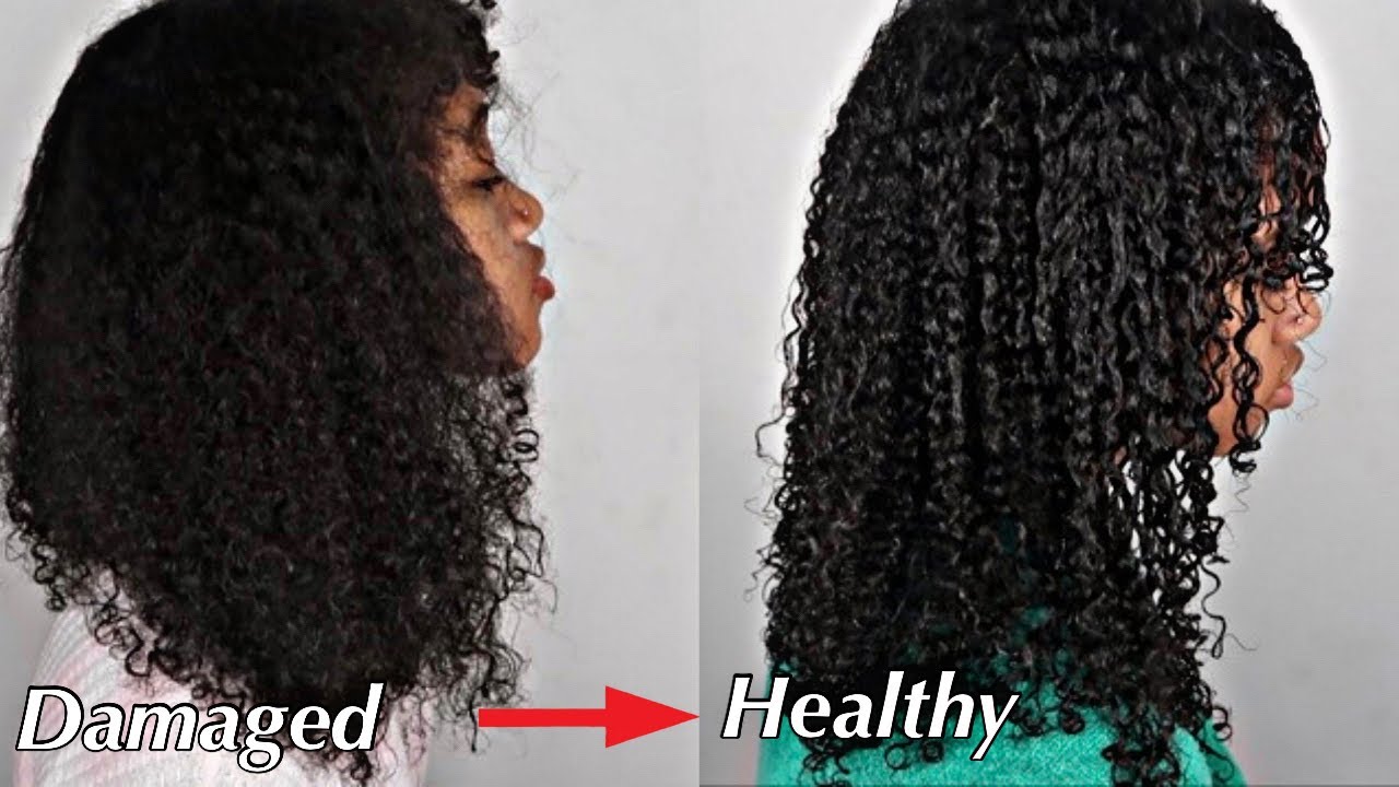 HOW TO REPAIR HEAT DAMAGED HAIR WITHOUT CUTTING IT| NATURAL HAIR