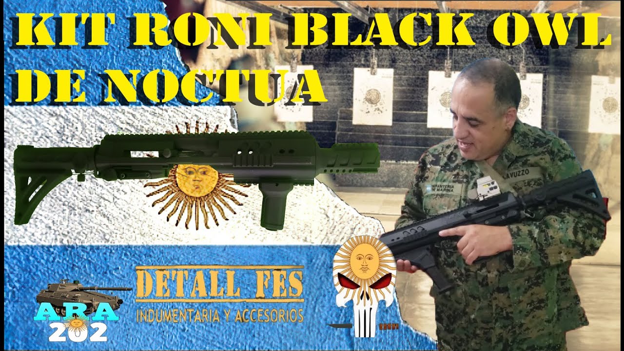 🇦🇷 👉 KIT RONI BLACK OWL DE NOCTUA PARA BERSA Y G-LOCK