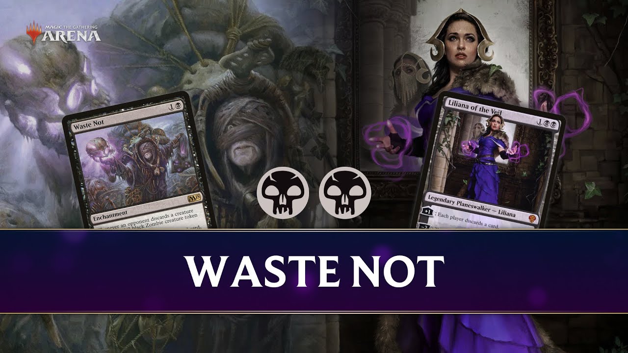 💀💀 Deja SIN CARTAS a TU RIVAL | Mono Black Waste Not | #WelcomeToPioneer