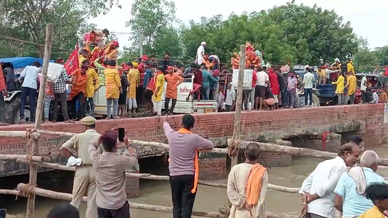 Durga Mata visarjan Gyanpur road bhadohi 