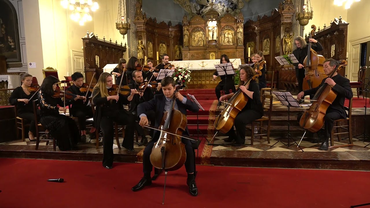 Benjamin Branson plays Allegro appassionato by Saint-Saëns, with the Uniart Orchestra