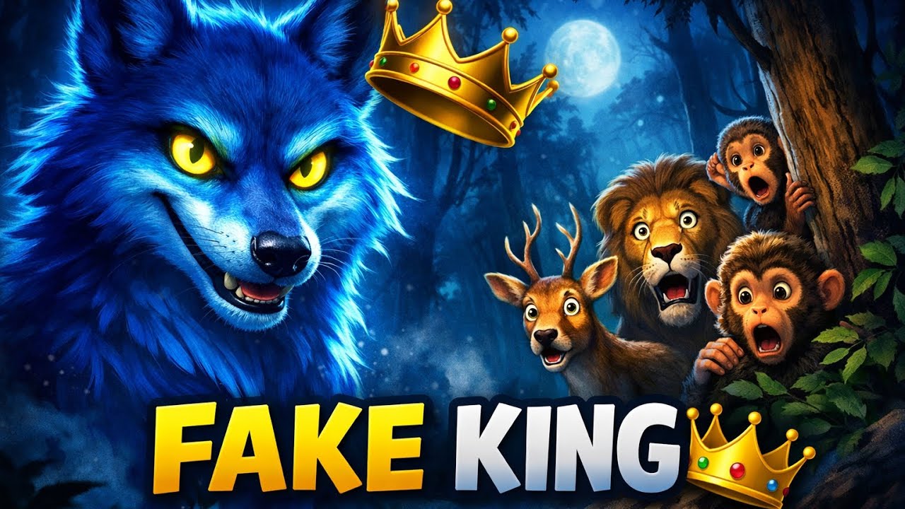 Jhoot Ne Bana Diya King… Phir Hua Shocking End | Blue Jackal Story | Panchatantra