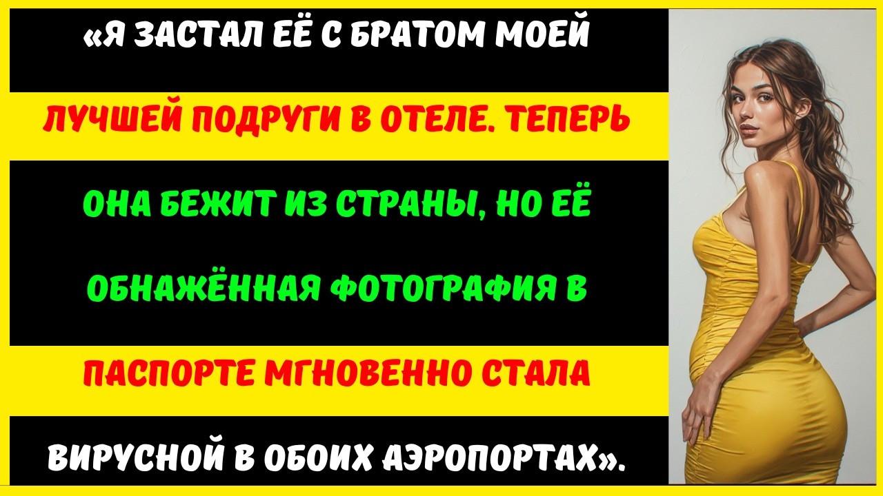Я застал свою жену с братом моего лучшего друга в отеле... Теперь она бежит из страны.