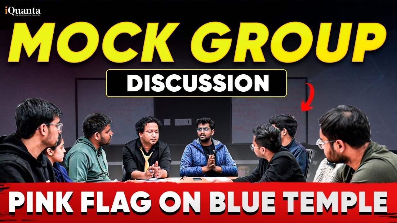Mock Group Discussion | Topic: Pink Flag on Blue Temple | MBA GDPI Preparation