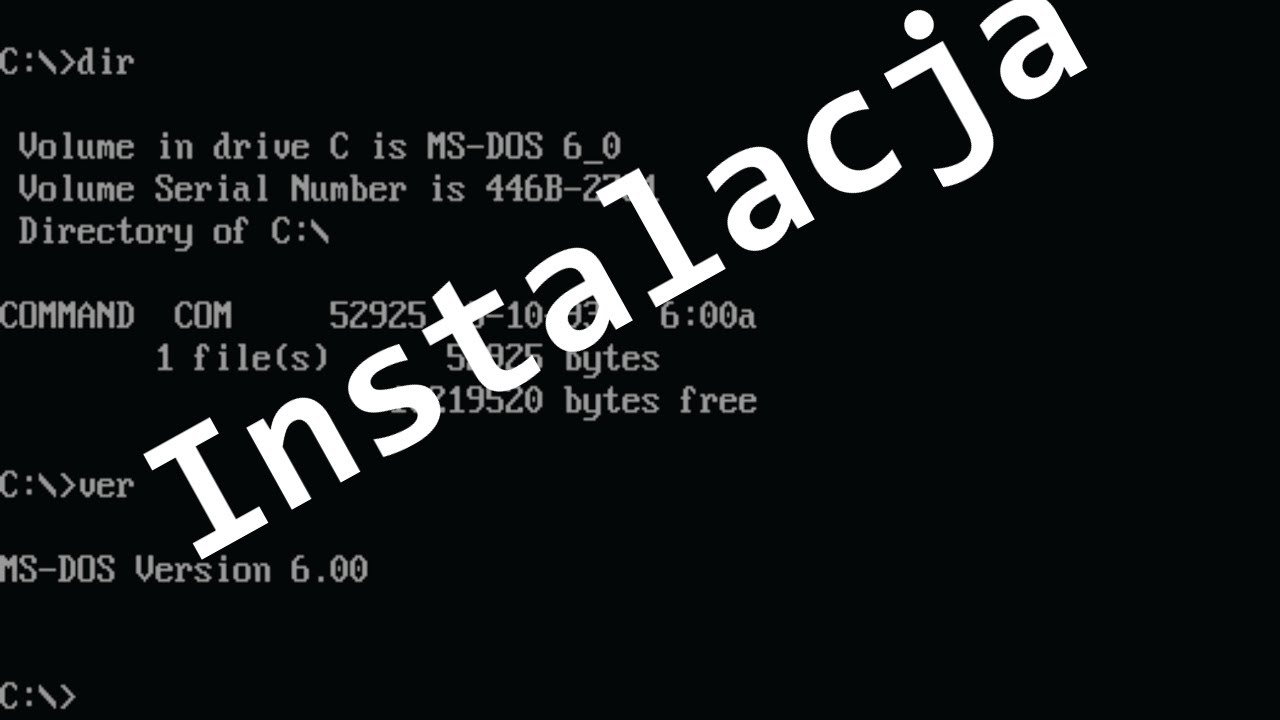 Jak zainstalować ms-dos