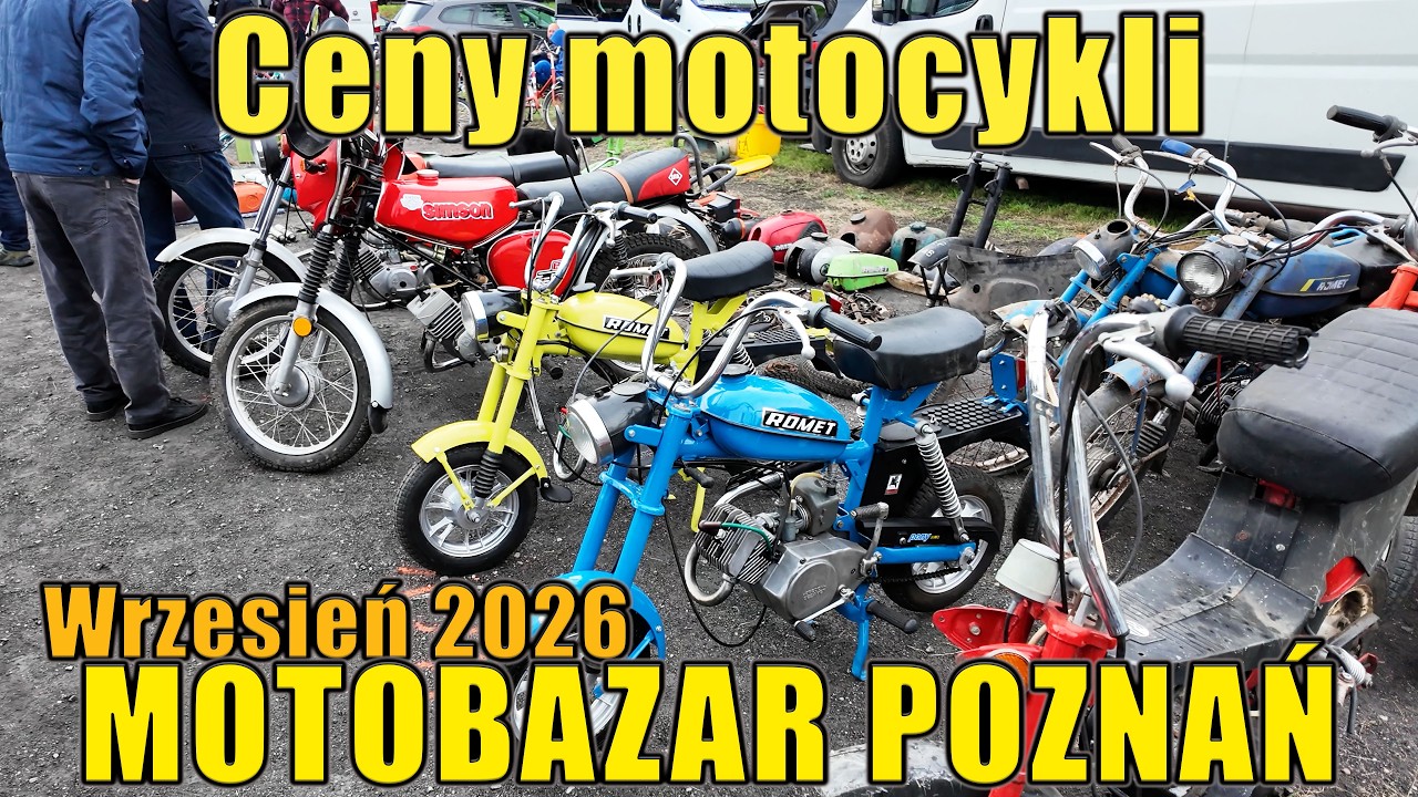 Ile kosztuje WSK, Komar i Motorynka 😱😱 PROMOCJA na Motobazarze w POZNANIU 🤔🤔