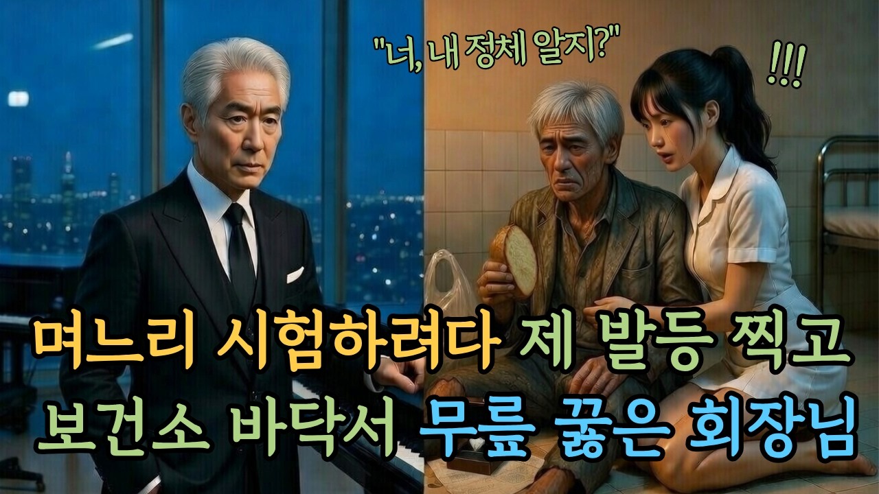 5조 재벌회장이 노숙자로 변장해 미모의 며느리 밑바닥까지 시험했다가, 그녀에게 오열하며 무릎 꿇은 사연ㅣ감동사연ㅣ노후사연ㅣ사연라디오ㅣ오디오북