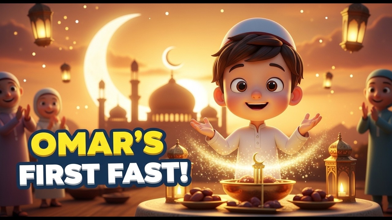 My First Fast &ndash; Omar&rsquo;s Big Day 💛🌙 | Ramadan Story for Kids
