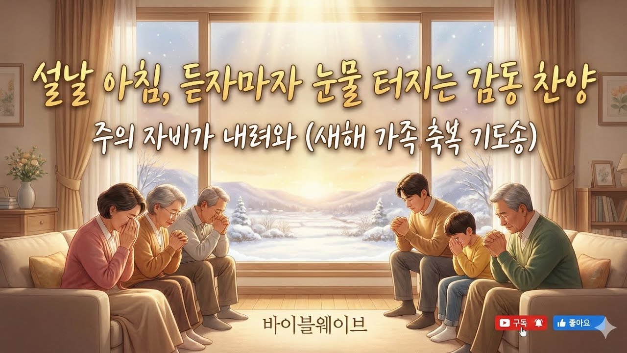 설날의 듣기 좋은 찬양 | 설날 아침, 듣자마자 눈물 터지는 감동 찬양 