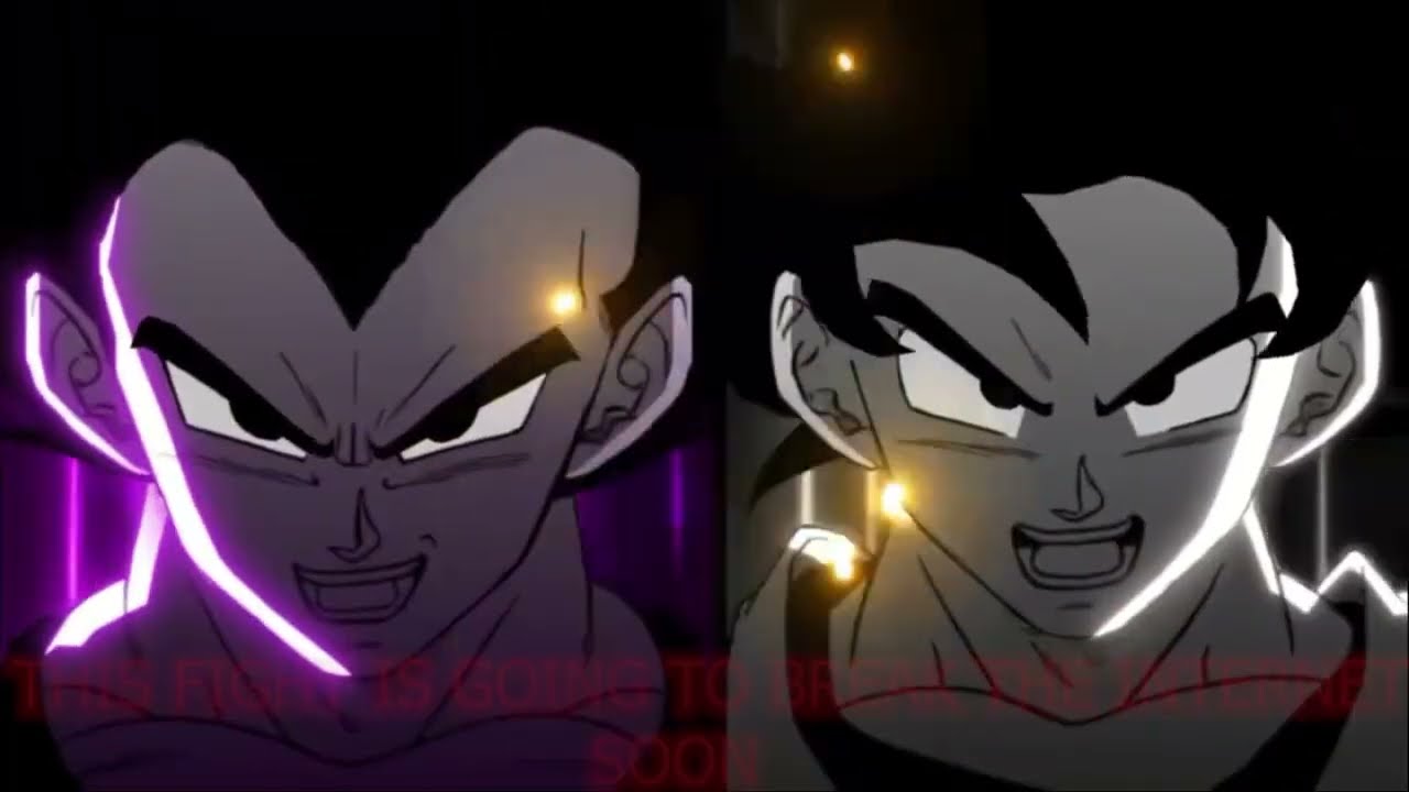 Goku Ultra Instinct and Vegeta Ultra Ego vs Gas 🥶•Manga Animation Credit:- zeta.dz• 