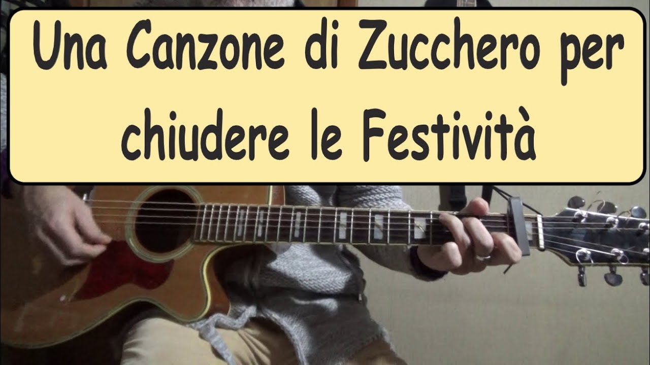 Cosi celeste - tutorial chitarra -  zucchero