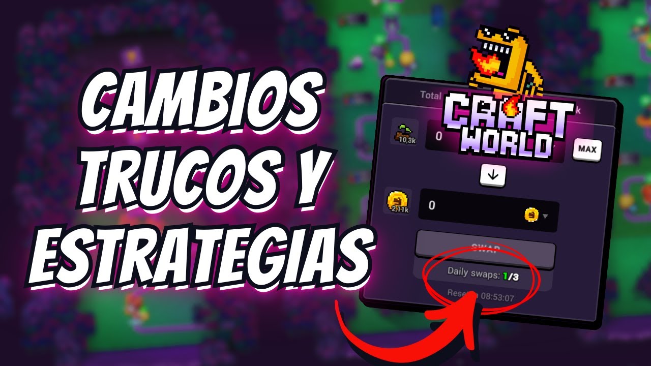 🦖 Trucos Estrategias y Novedades en Craft World