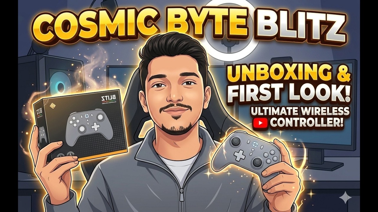 Budget Gaming Controller 2026 🔥 | Cosmic Byte Blitz Unboxing Hindi