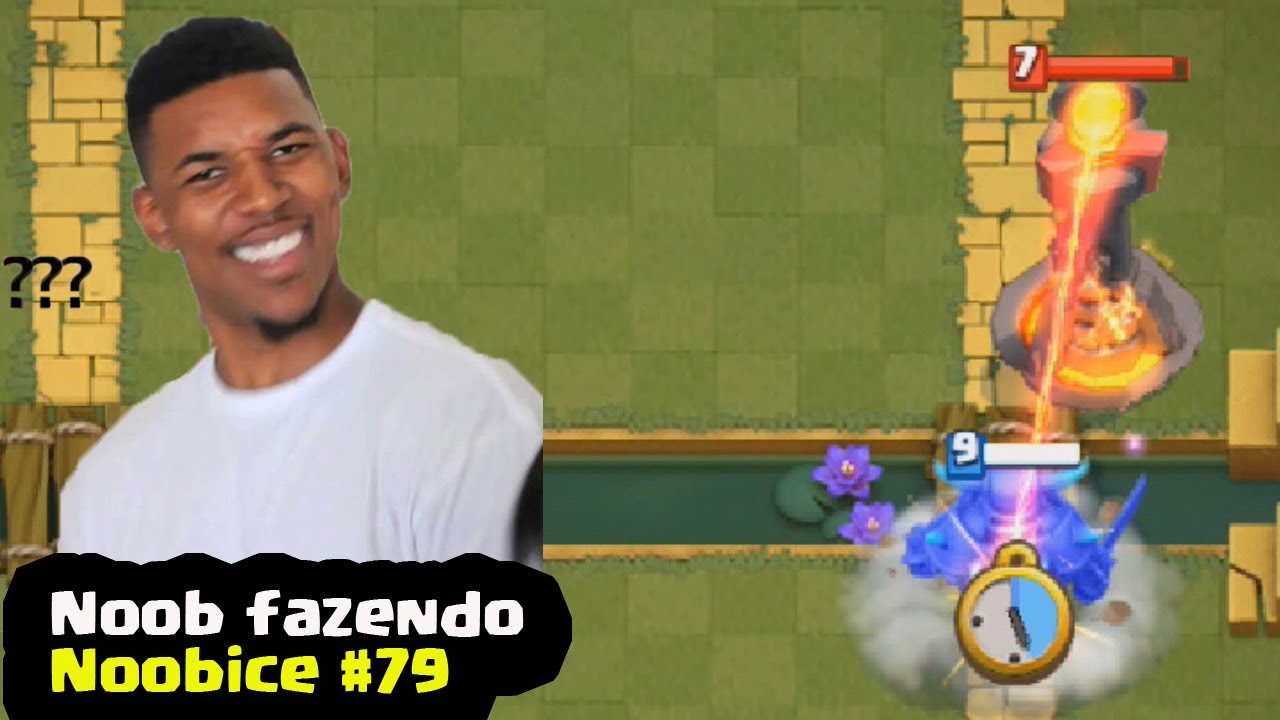 NOOB FAZENDO NOOBICE #79 - MOMENTOS ENGRAÇADOS NO CLASH ROYALE | FUNNY MOMENTS | ULTIMATE FUNNY
