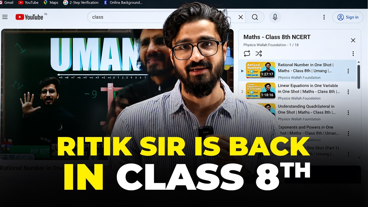 Biggest Announcement of the Year 🔥😎 New One Shot Series ❤️ @RitikMishra-6th7th8th