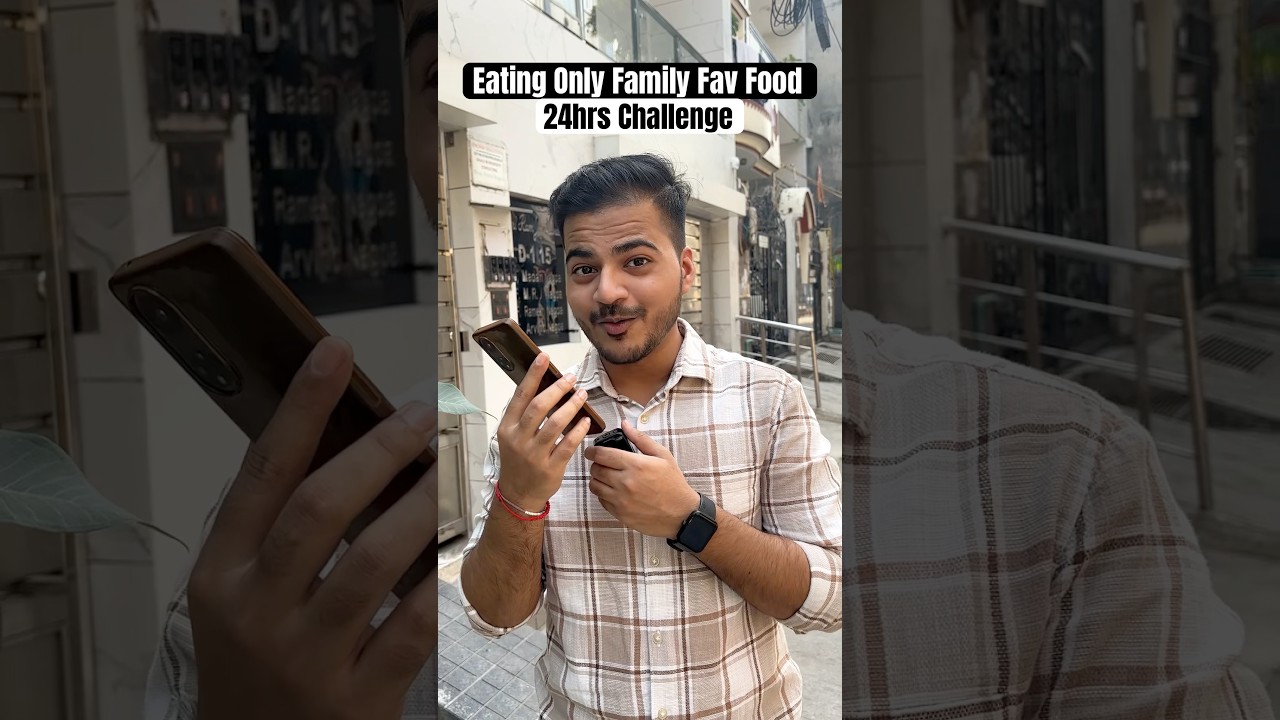 Eating Only Family Favourite Food | 24hrs Challenge 🔥😍 #shorts #food
