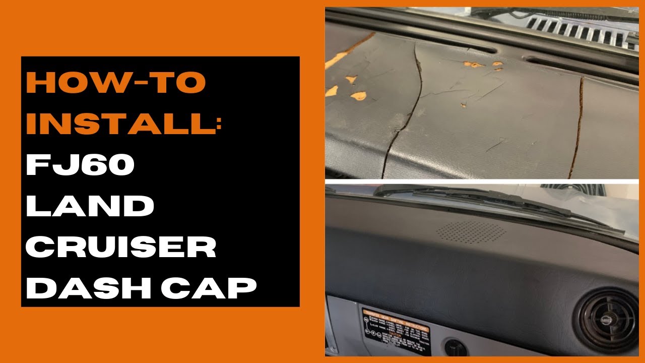 Toyota Land Cruiser FJ60 Dash Cover/Dash Cap | How-To Install Video | Gription Gear