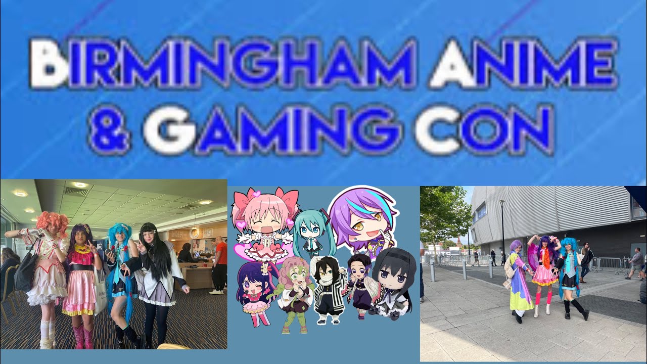 Birmingham anime and gaming comic con August 2024 vlog