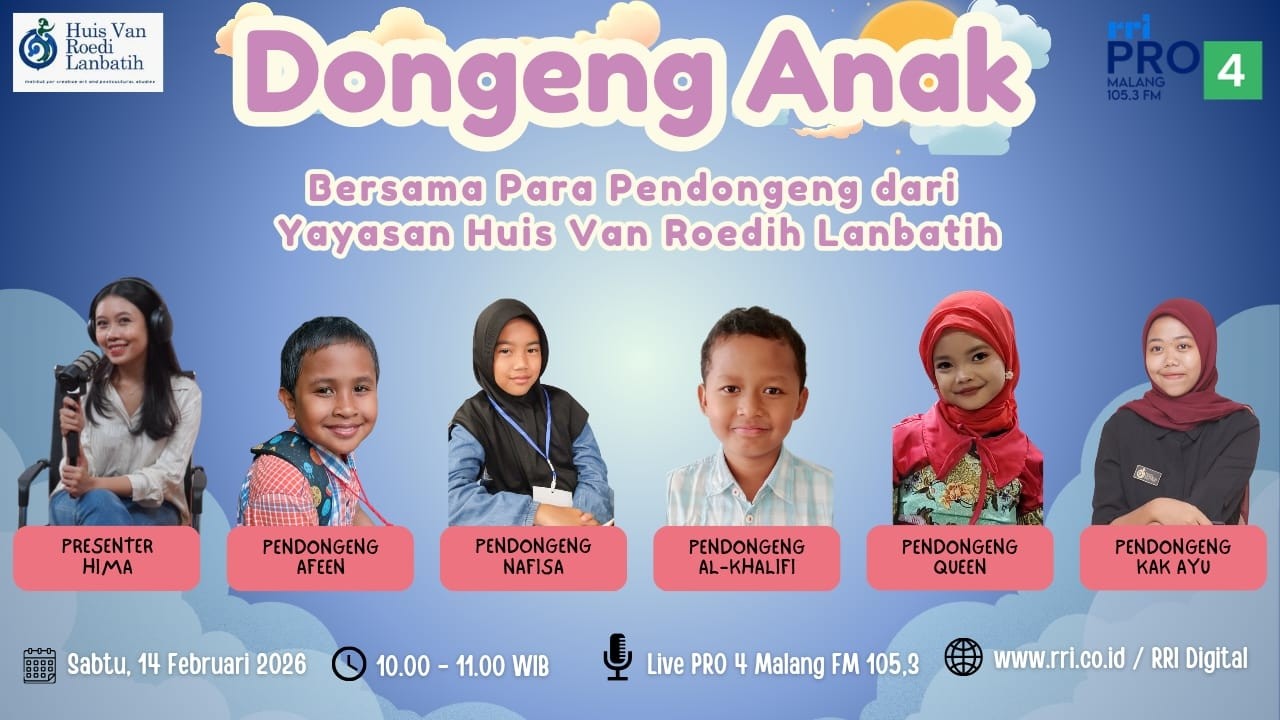 DONGENG ANAK bersama Kak Afeen  Kak Nafisa Kak Al-Khalifi Kak Queen  Kak Ayu