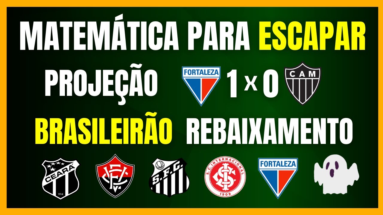 BRASILEIR&Atilde;O 2025 | REBAIXAMENTO | PROJE&Ccedil;&Atilde;O ATUALIZADA | QUANTOS PONTOS PARA ESCAPAR?