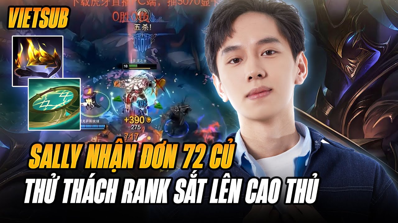(Vietsub) Sally Làm Thử Thách Leo Cao Thủ Nhận 72 Củ Và Cái Kết Bị Rank Sắt Gạ Solo 1vs1