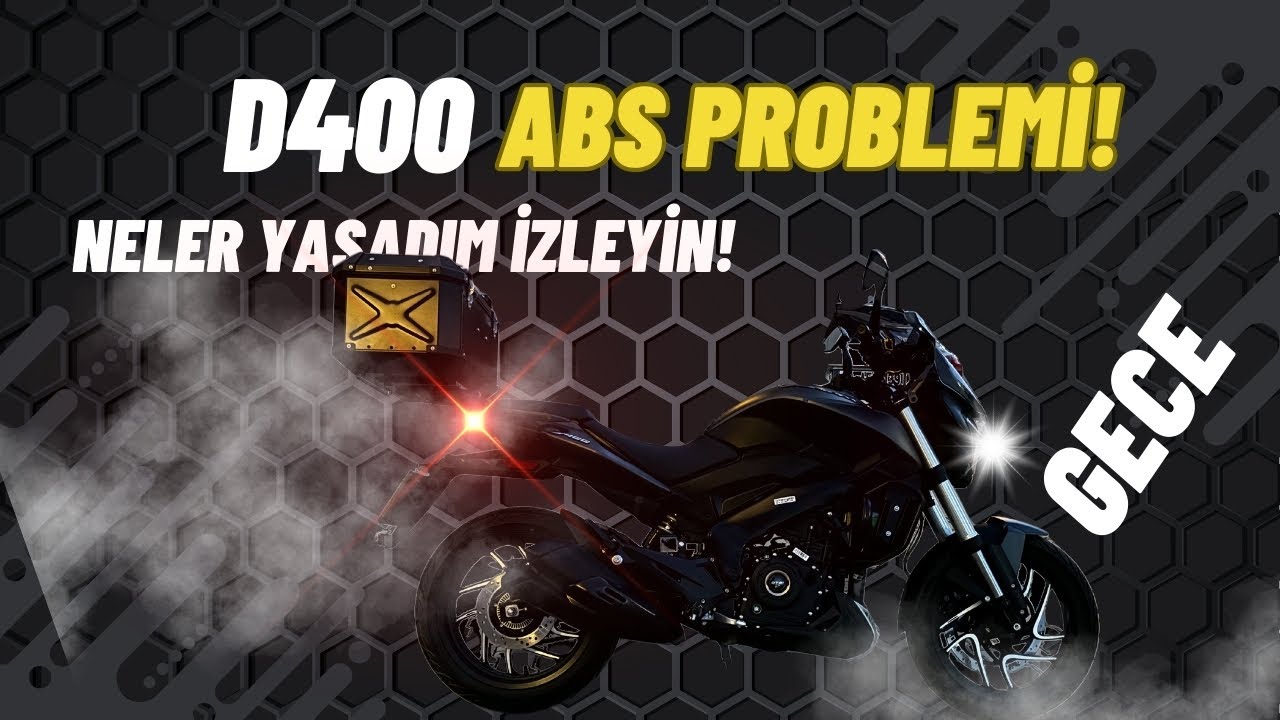 Bajaj Dominar D400  UG ABS Sorunu! | Nasıl Çözülür ?